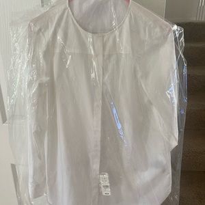 Women’s white Button Down Shirt